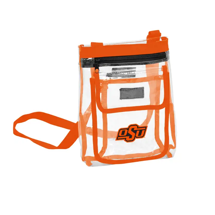 Sac bandoulière transparent Oklahoma State Cowboys