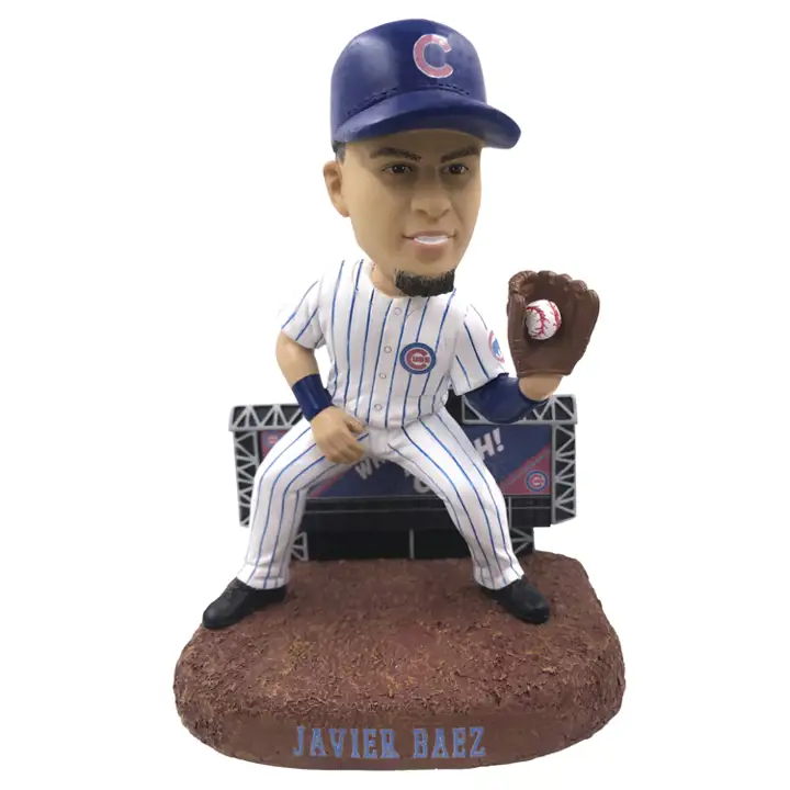 Tableau d'affichage des Chicago Cubs Mini-statuette Anthony Rizzo AST