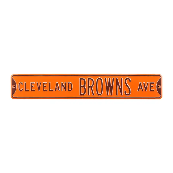 Cleveland Browns Authentique Enseigne de Rue - Avenue