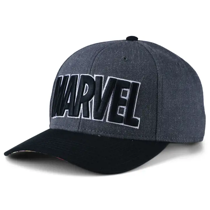 Marvel CASQUETTE BICOLORE SNAPBACK Marvel gris/noir