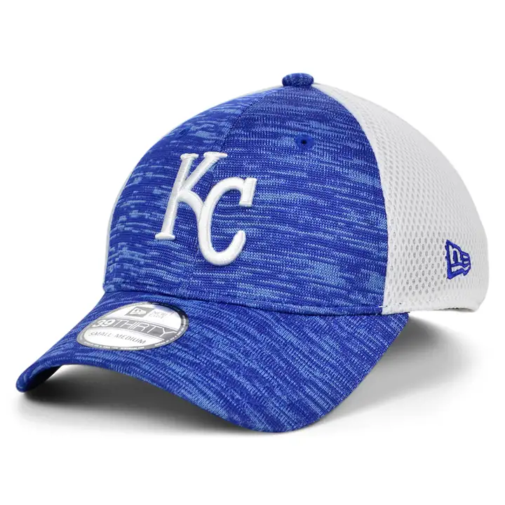 Kansas City Royals Bonnet tricoté Eng Neo 39THIRTY LBL/WHT
