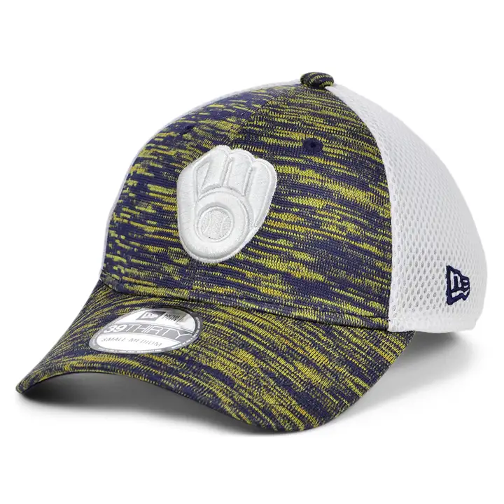 Milwaukee Brewers Eng Knit Neo 39THIRTY MARINE/BLC