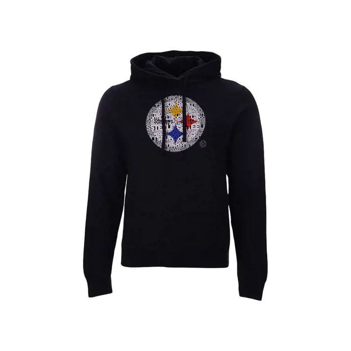 Pittsburgh Steelers NFL Capuche FO logo vieilli noir