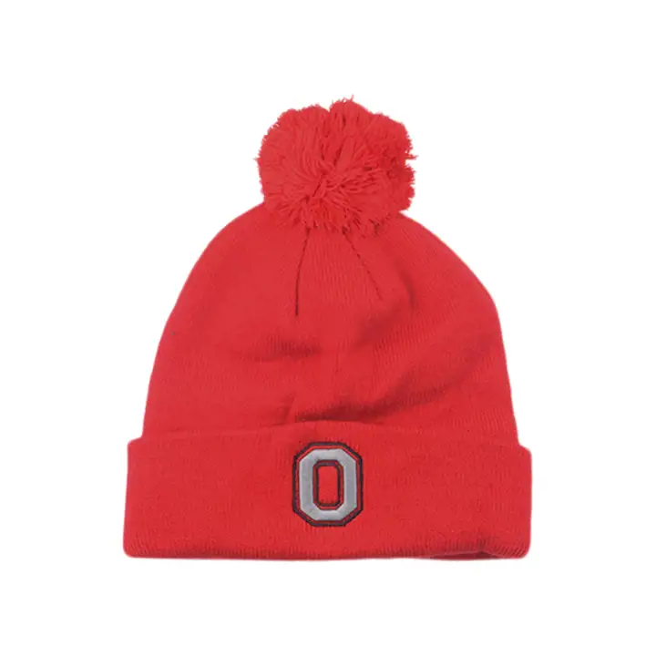 Bonnet à pompon Ohio State NCAA TOW rouge