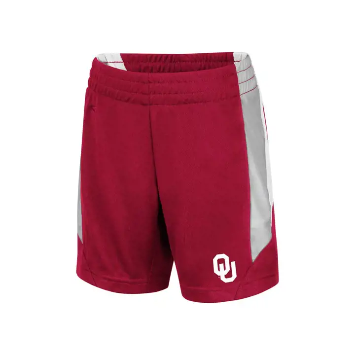 Short Oklahoma Sooners NCAA Rubble pour tout-petits 20 CRIM