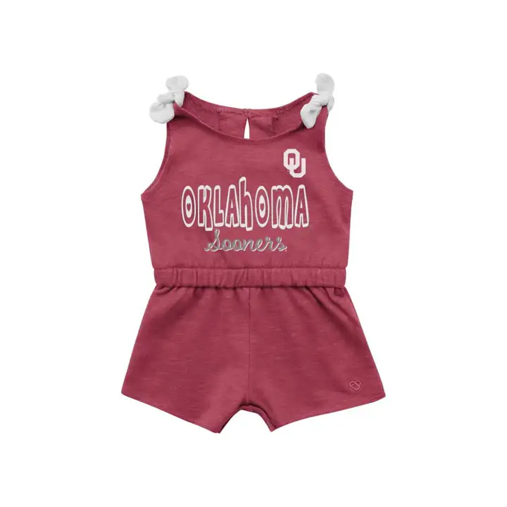 Barboteuse Harparoo Oklahoma Sooners NCAA pour bébés filles 20 CRIM