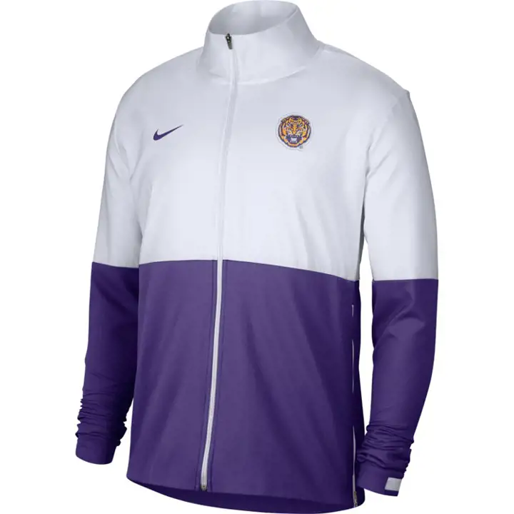Veste tissée L.S.U. NCAA FZ 20 BLANC/VIOLET