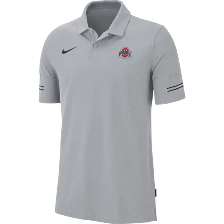 OHIO STATE BUCKEYES NCAA Polo souple 20 GRIS CLAIR