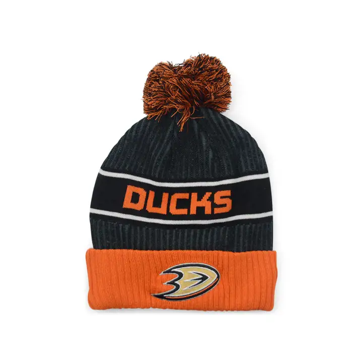 BONNET À POMPON ANAHEIM DUCKS 20 NHL POUR VESTIAIRE ORG