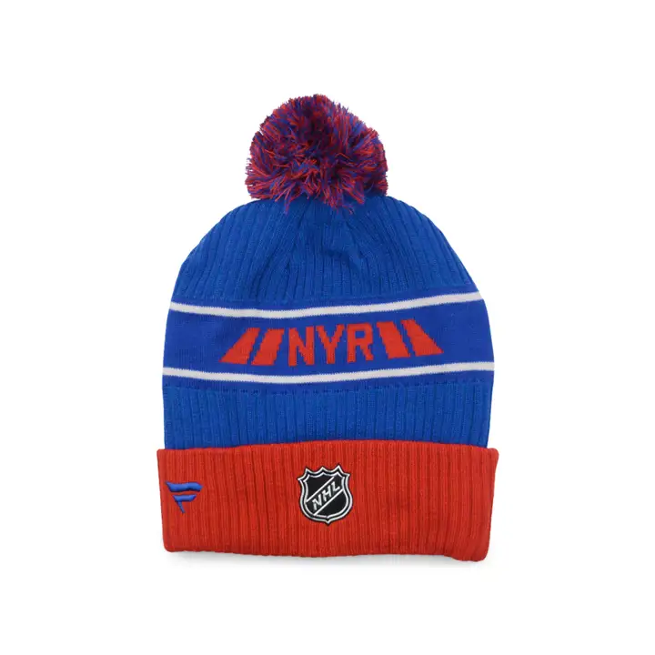 NEW YORK RANGERS 20 Bonnet à pompon des vestiaires LNH LTRYL/RED