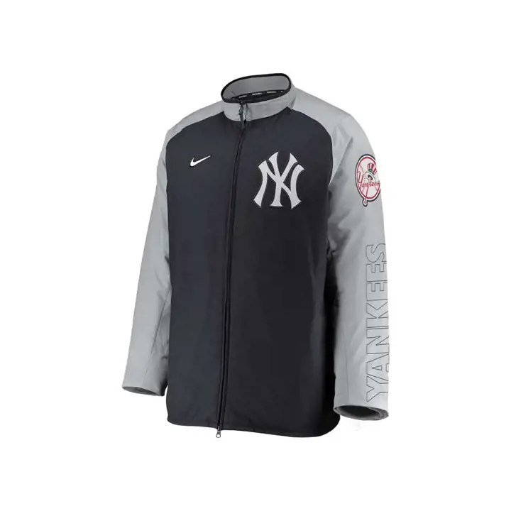 Veste de survêtement MLB AC Yankees bleu marine/gris
