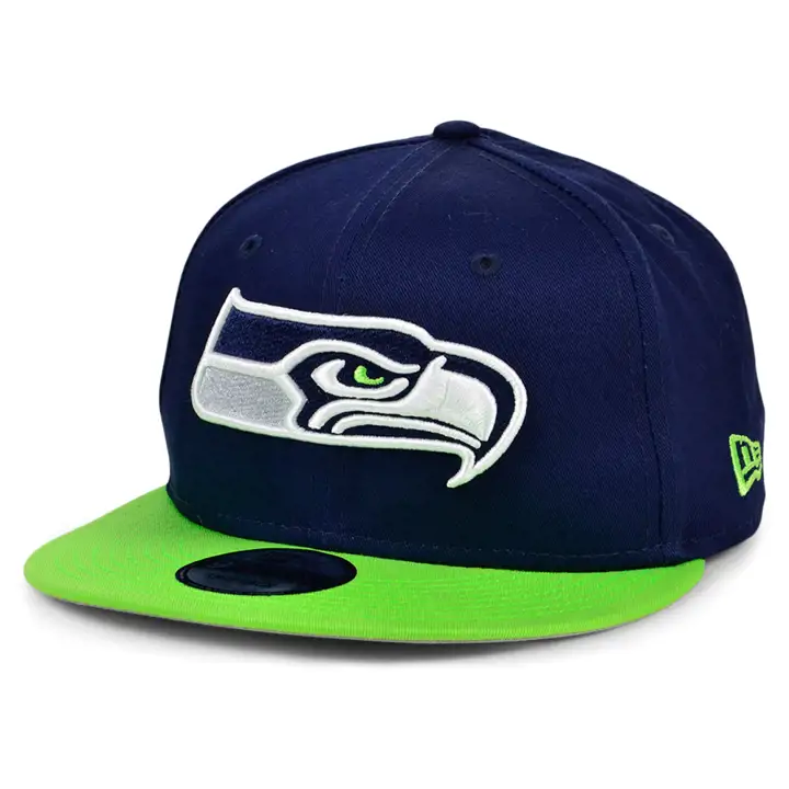SEAHAWKS NFL Basic Fashion 9Fifty marine/citron vert