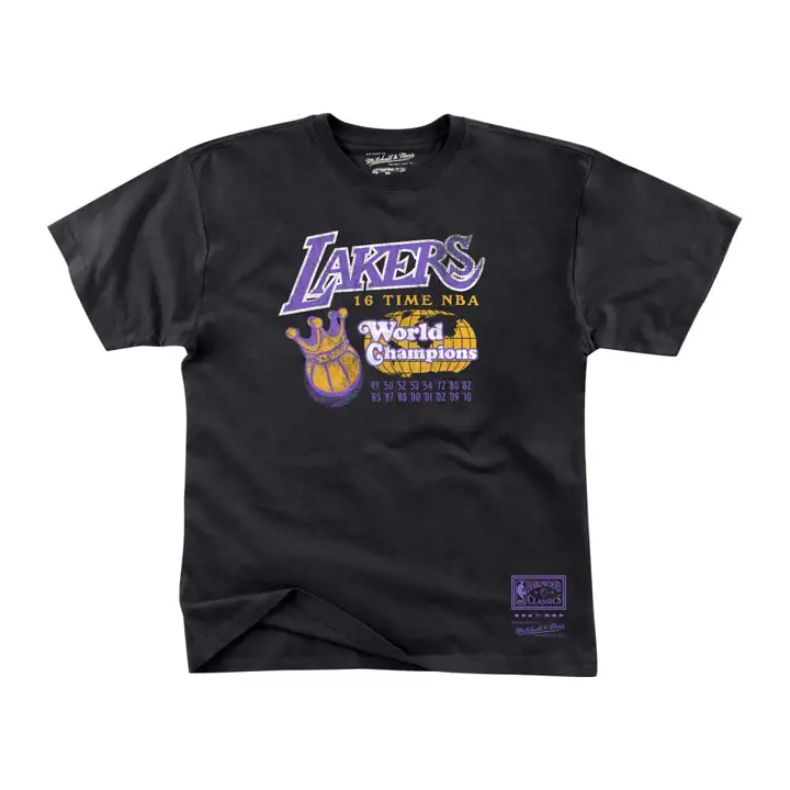 T-shirt Los Angeles Lakers NBA MN World Champs noir