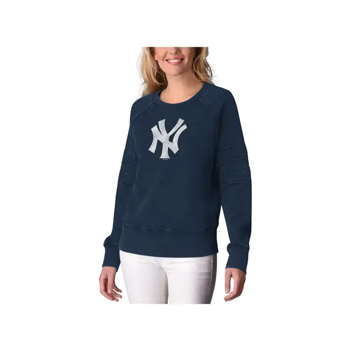 T-shirt à encolure dégagée New York Yankees MLB Touch Bases Loaded pour femme