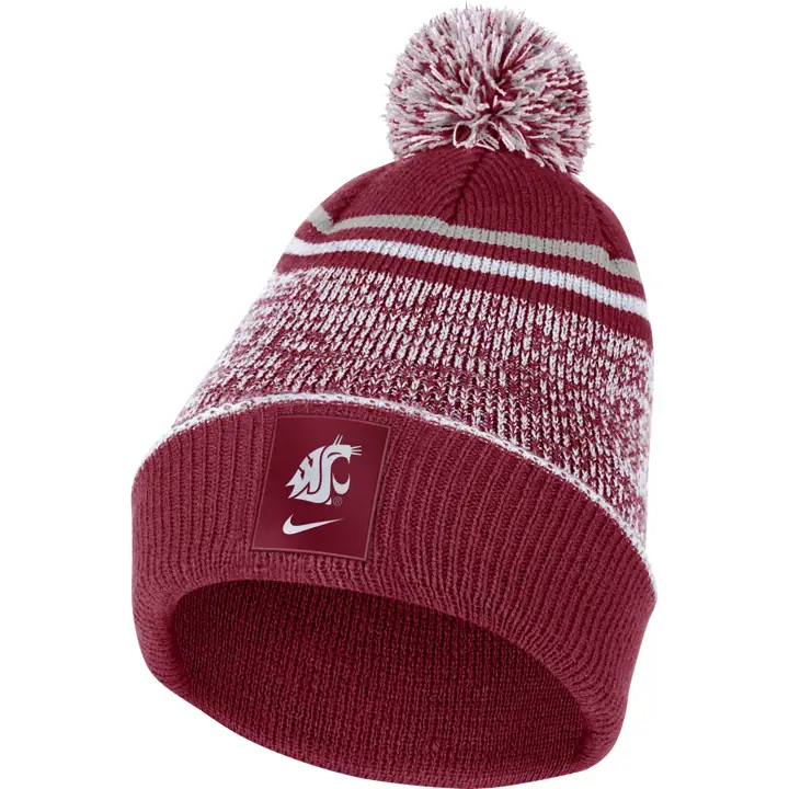 Washington State Cougars NCAA NK Bonnet Pompon SDLN 20 CRIM