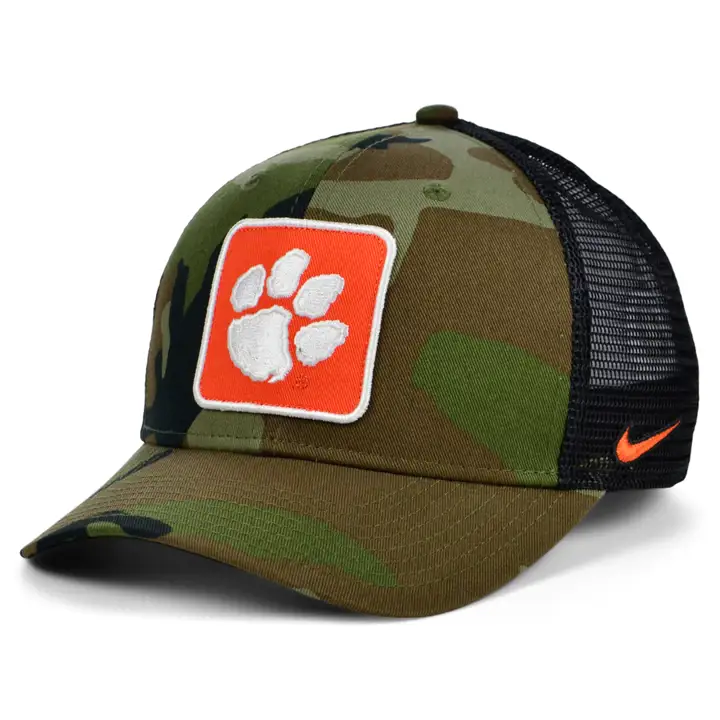 Clemson Tigers NCAA NK Camo Trucker CAMO/BLK