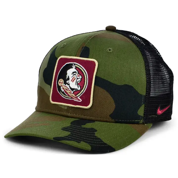 Casquette Trucker Camouflage NCAA Florida State Seminoles CAMO/NOIR