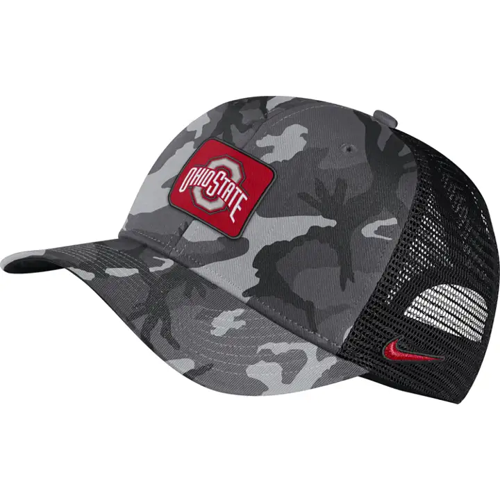 Ohio State Buckeyes NCAA NK Casquette filet de camouflage CAMO/BLK
