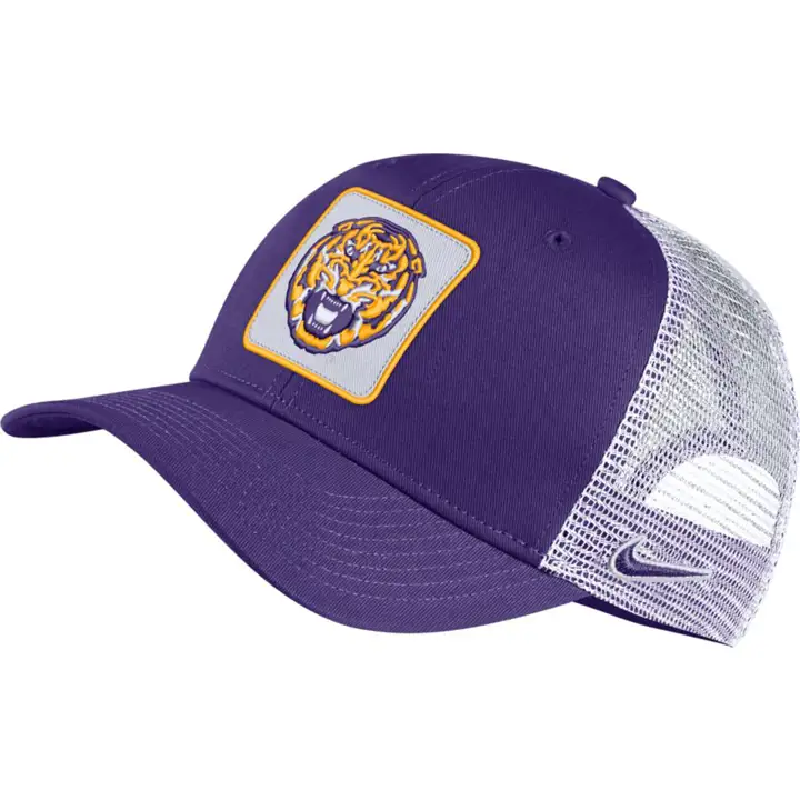 Casquette Trucker LSU NCAA NK Patch pur/blanc