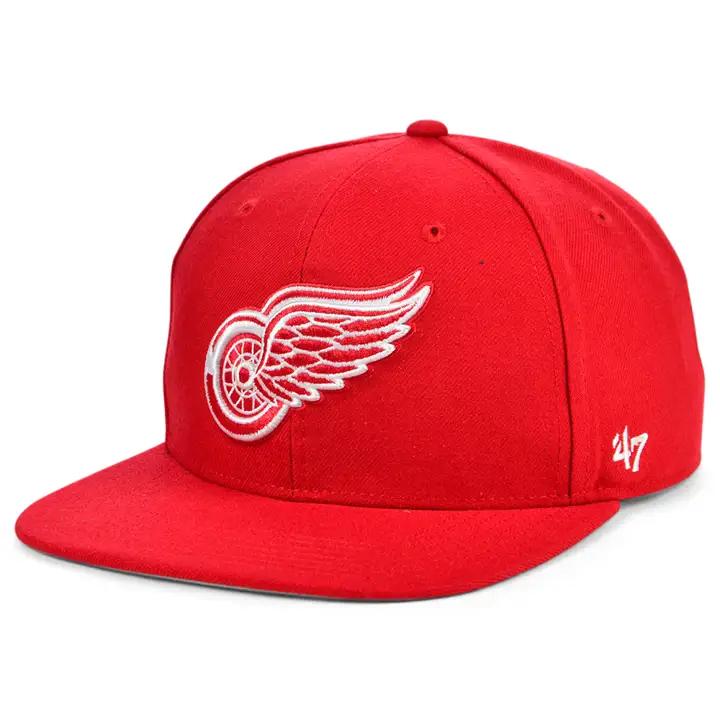 Casquette Snapback rouge sans visière DETROIT REDWINGS LNH
