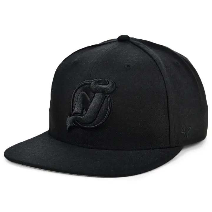 NEW JERSEY DEVILS LNH Casquette snapback sans tir noir