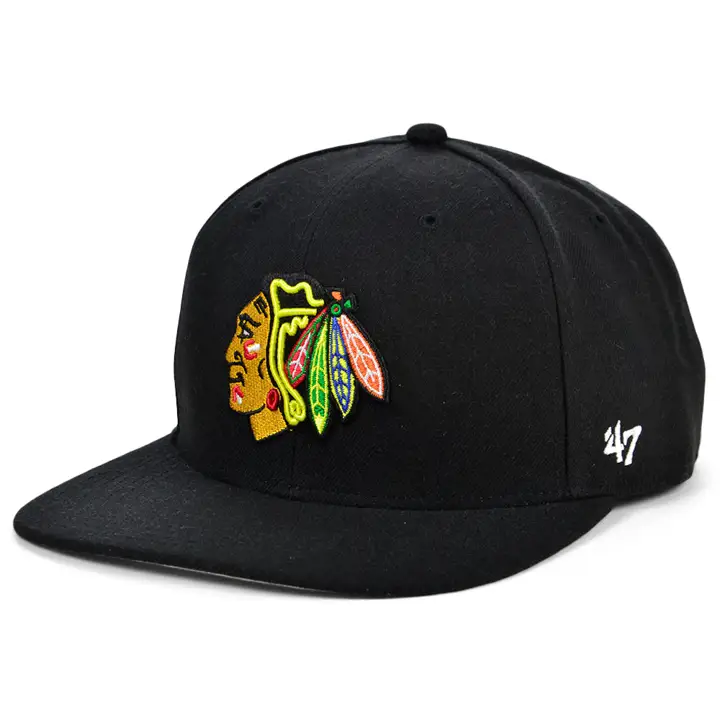 CHICAGO BLACKHAWKS LNH 47 Pro Fitted blk