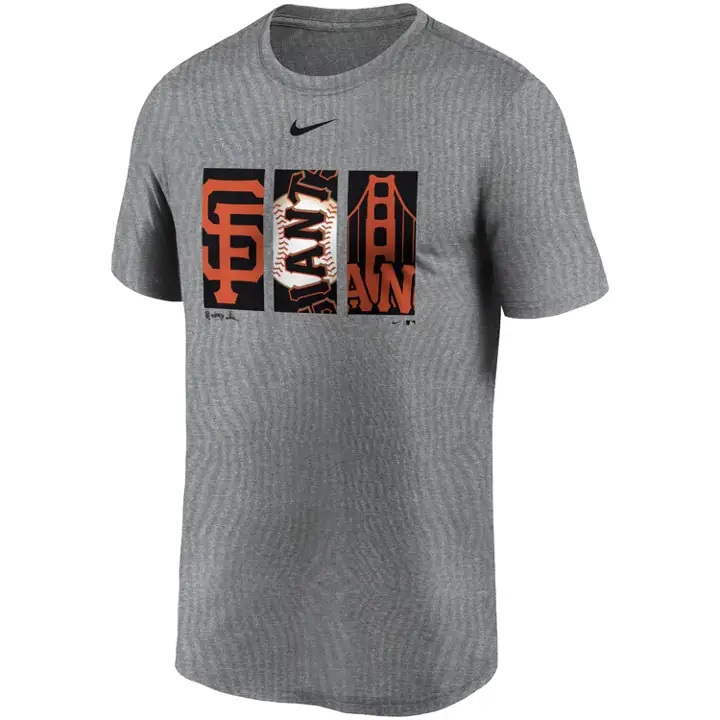 T-shirt SF GIANTS MLB Trypitch Logo Legend gris