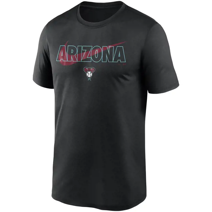 T-shirt Legend Swoosh de ville MLB DBacks noir