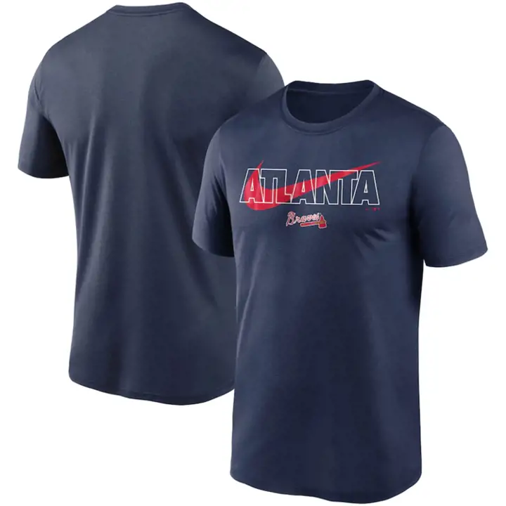 T-shirt BRAVES MLB City Swoosh Legend bleu marine