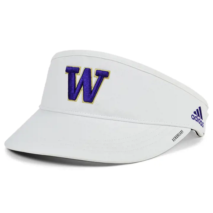 Washington Huskies NCAA Casquette pare-soleil haute visibilité pour entraîneurs SDLN 20 wht