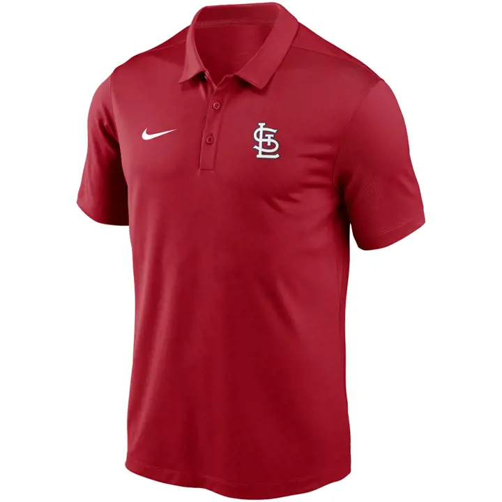 Polo rouge de l'équipe de baseball STL CARDS MLB