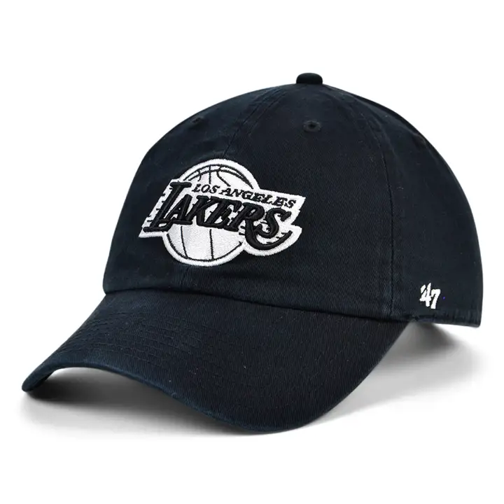 Casquette Los Angeles Lakers NBA '47 Basic Fashion Clean Up noire/blanche