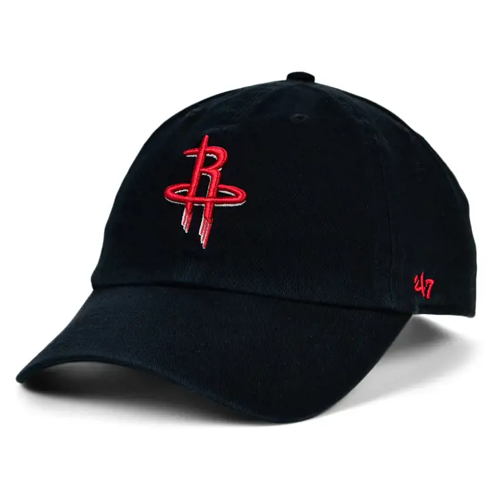 Casquette réglable enfant '47 NBA HOUSTON ROCKETS Clean Up noire