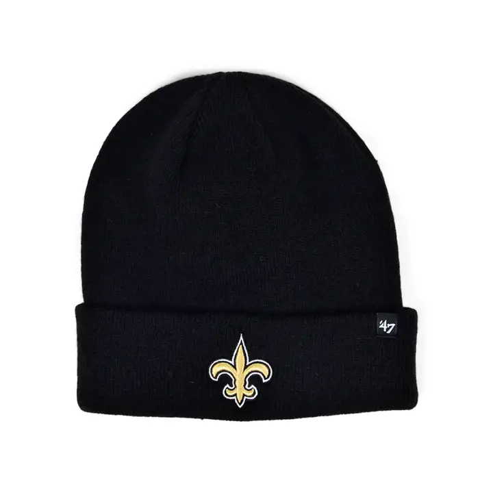 Bonnet NFL '47 Basic Cuff Knit New Orleans Saints NOIR