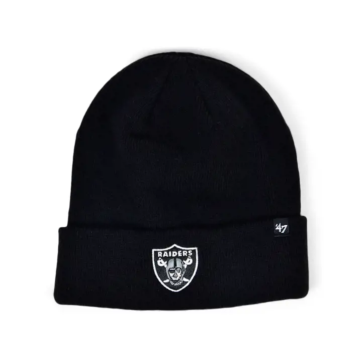 Las Vegas Raiders NFL '47 Bonnet en tricot basique avec revers BLK