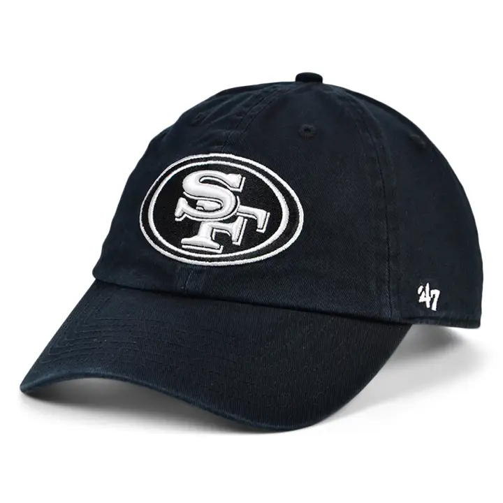 San Francisco 49ers NFL '47 Basic Fashion Clean Up NOIR/BLANC