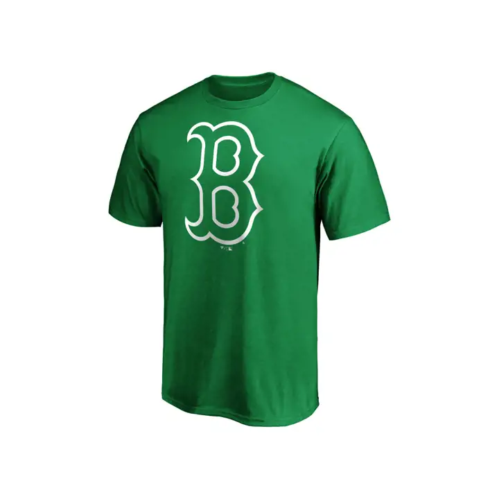RED SOX MLB St. Patrick's Bold Logo T-Shirt kgrn