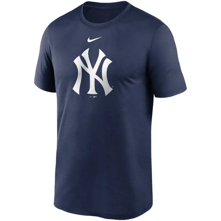 T-shirt Légende Logo MLB New York Yankees Bleu Marine NY