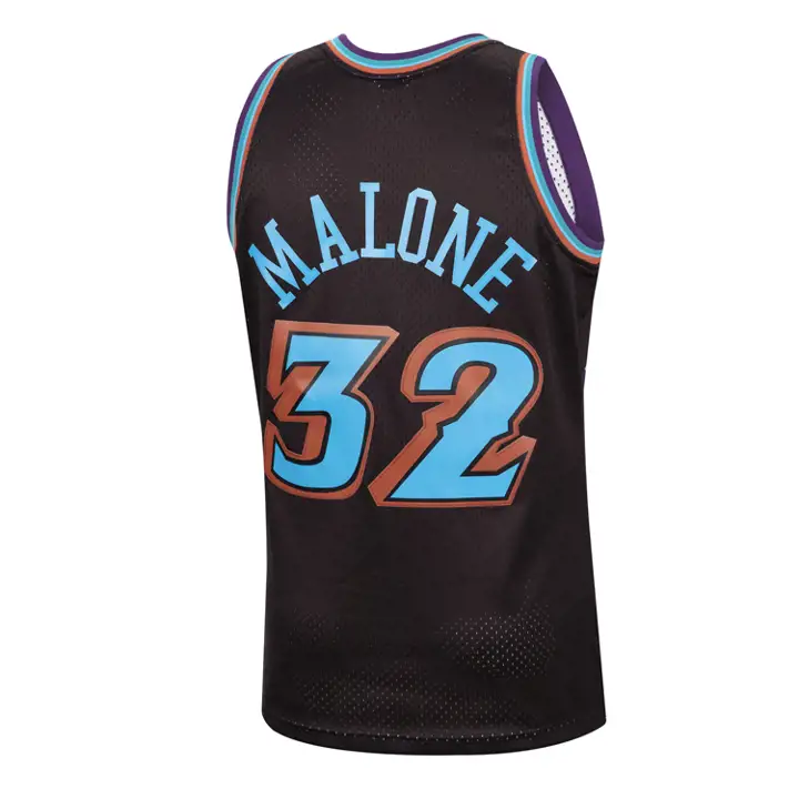 Maillot Swingman Karl Malone JAZZ NBA Reload Collection BLK