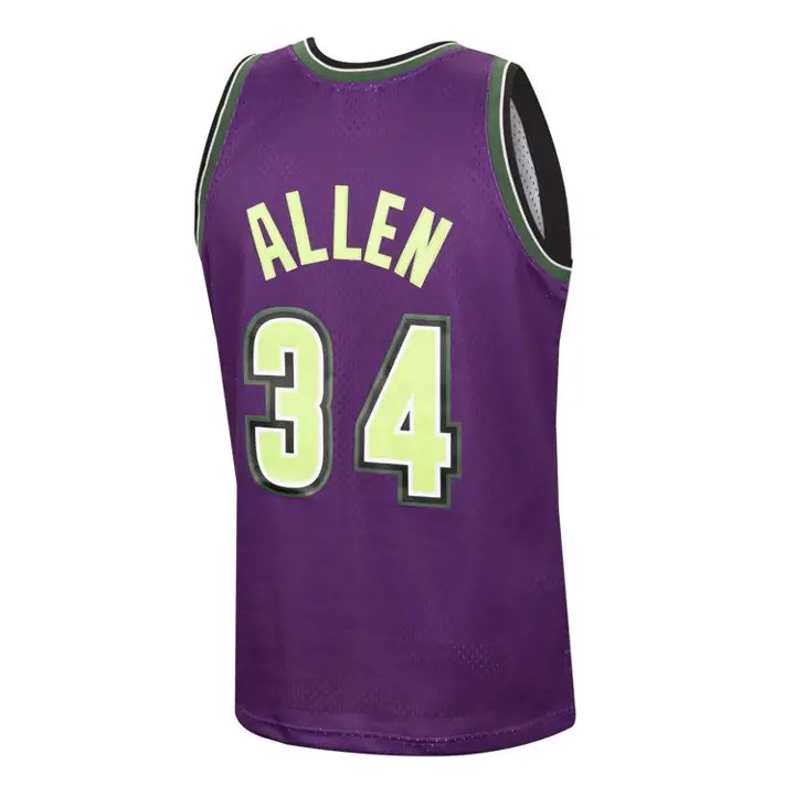 MAILLOT BUCKS NBA Reload Collection Swingman Ray Allen VIOLET