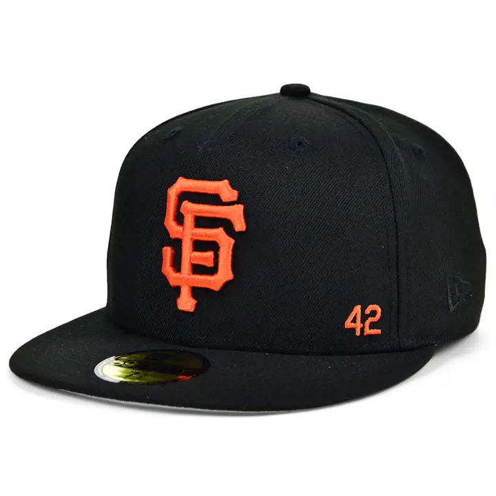 SAN FRANCISCO GIANTS MLB JR 50TH PATCH 59FIFTY BLK