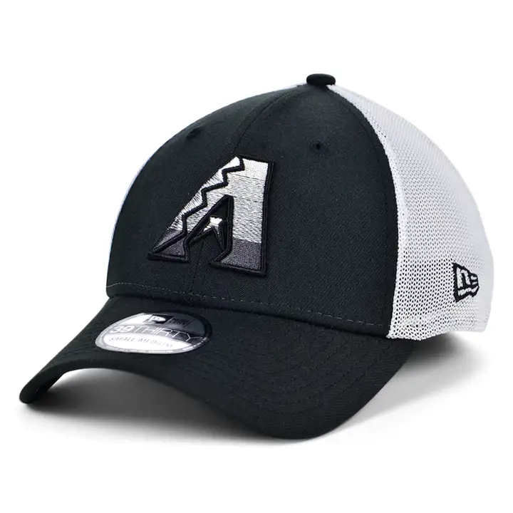 Casquette Trucker 3930 DBacks noir/blanc dégradé noir/blanc