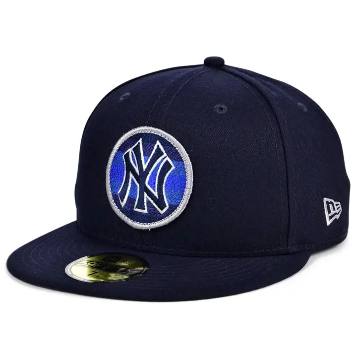 CASQUETTE NEW YORK YANKEES MLB CIRCLE FADE 59FIFTY BLEU MARINE