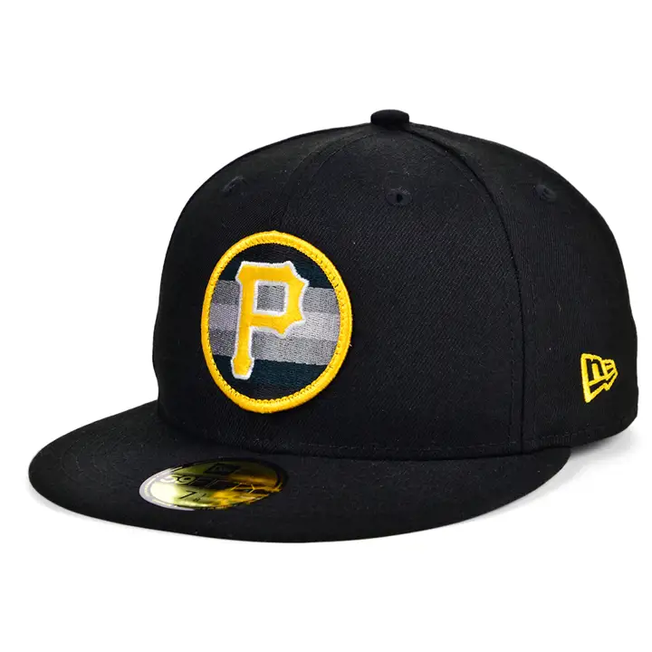 CASQUETTE AJUSTÉE PITTSBURGH PIRATES MLB CIRCLE FADE 59FIFTY NOIRE