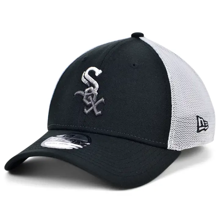 WHITE SOX Casquette filet dégradé N/B 3930 n/b