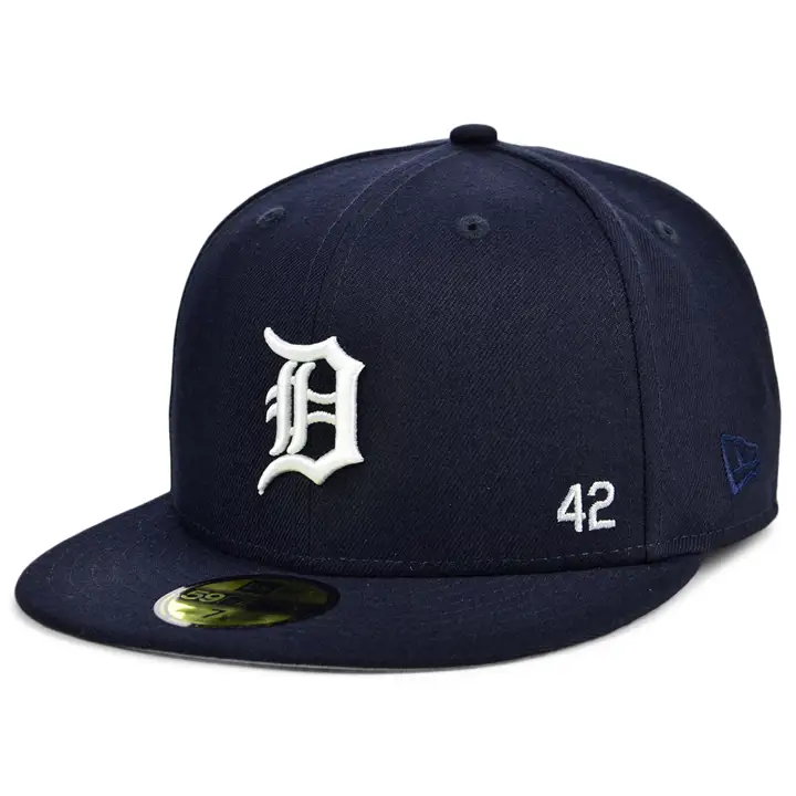 CASQUETTE MLB JUNIOR 50E ANNIVERSAIRE DETROIT TIGERS 59FIFTY BLEU MARINE
