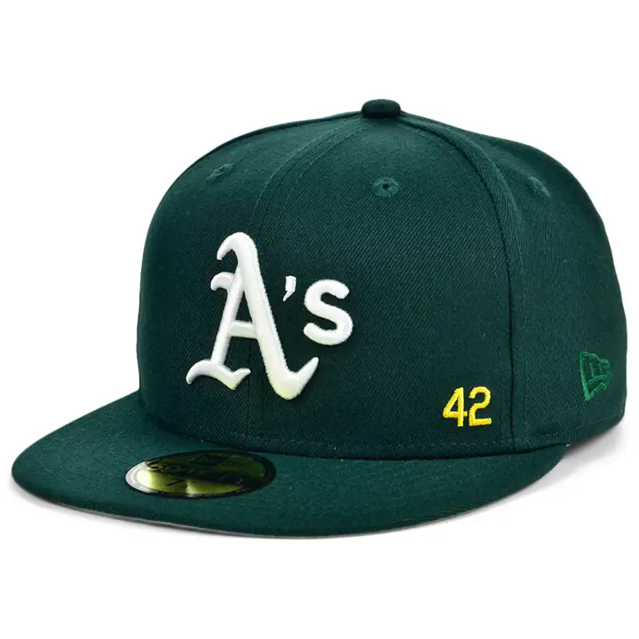 CASQUETTE OAKLAND ATHLETICS MLB JR 50TH PATCH 59FIFTY VERTE