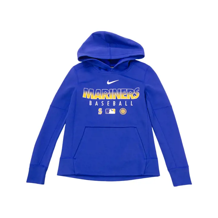 Sweat à capuche en molleton Therma MLB Seattle Mariners pour jeune 20 marine