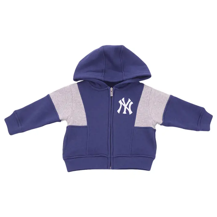 New York Yankees MLB Sweat à capuche zippé pour tout-petits All That FZ bleu marine 20