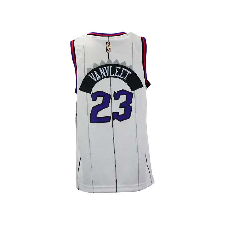 Maillot Réplique Joueur NBA Raptors YTH HWC Fred VanVleet blc